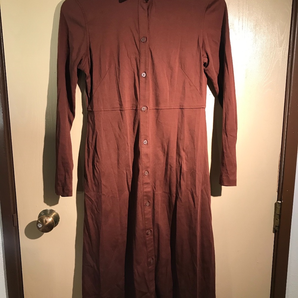 Everlane Jersey Shirt Dress